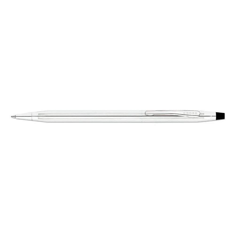 Cross Classic Ballpoint Pen Century Lustrous Chrome Twist Action 3502 Boxed New